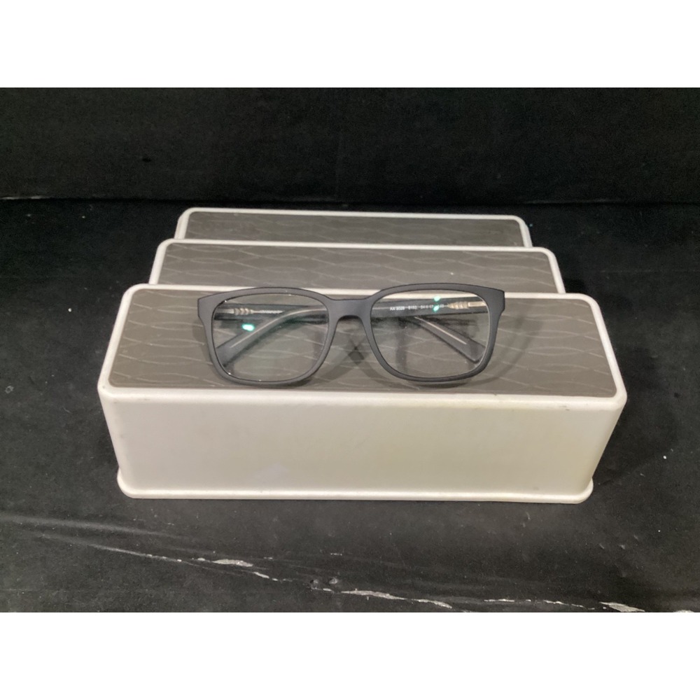 Armani Exchange AX3029 8182 Mens Black Rectangle Eyeglasses Frames 54/17~140